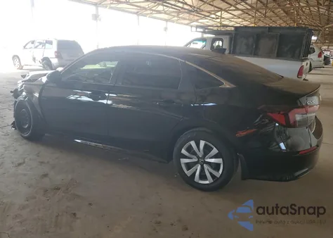 2025 Honda Civic Lx из США, поврежденный, VIN 2HGFE2F27SH537366